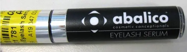 Photo de l’avis officiel: abalico Eyelash Serum Produit de croissance des cils — risque: Risque chimique