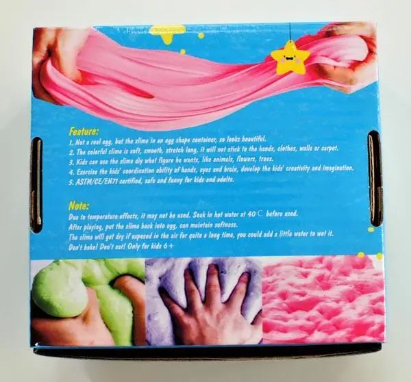 Photo de l’avis officiel: Slime Jeu de jouet slime — risque: Risque chimique