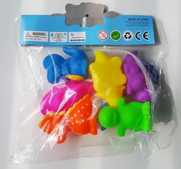 Photo de l’avis officiel: New Toys Ensemble de jouets en plastique — risque: Risque chimique & Étouffement