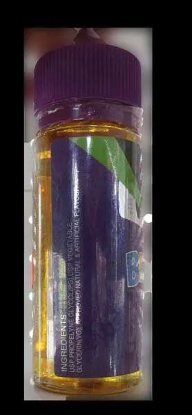 Photo de l’avis officiel: AWESOME BINGO! Liquide pour e-cigarettes — risque: Risque chimique