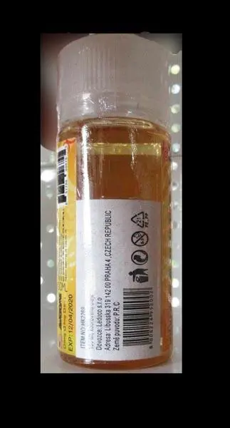 Photo de l’avis officiel: AWESOME ICE LEMON TEA Liquide pour e-cigarettes — risque: Risque chimique