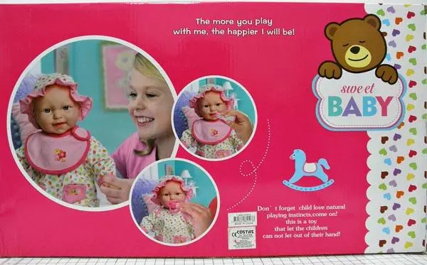 Foto do aviso oficial: TIANDE TOY FACTORY SWEET BABY Boneca de bebé — risco: Químico & Engasgamento