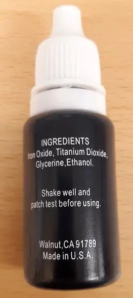 Foto aus der offiziellen Meldung: BioTouch Micro pigment cosmetic color Permanent Make-up Tinte — Risiko: Chemikalie