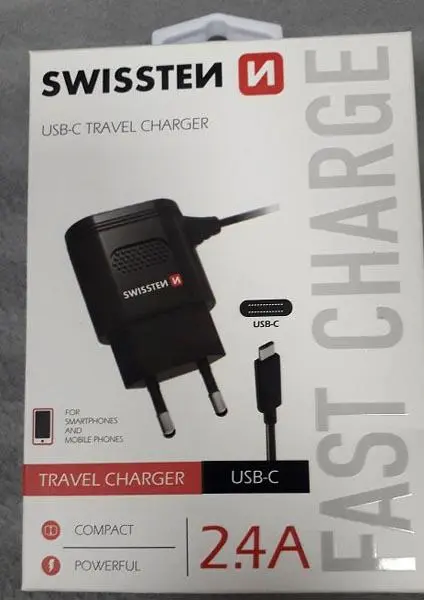 Photo de l’avis officiel: SWISSTEN USB-C TRAVEL CHARGER Chargeur USB — risque: Choc électrique