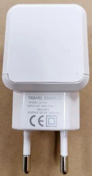 Photo de l’avis officiel: SWISSTEN TRAVEL CHARGER FOR USB Chargeur USB — risque: Choc électrique