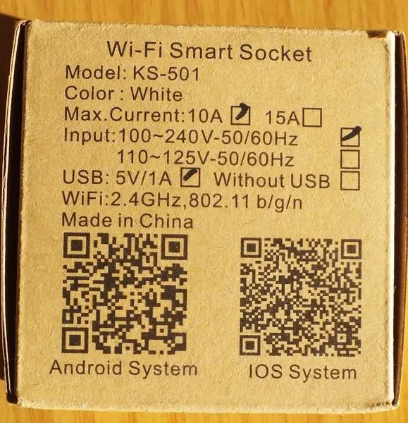 Foto do aviso oficial: LADUO Wi-Fi Smart Socket Tomada controlada por rádio — risco: Choque elétrico