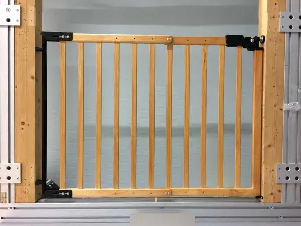 Foto dell’avviso ufficiale: First Baby Safety Safety Gate Minerva Cancello di sicurezza — rischio: Lesioni & Strangolamento