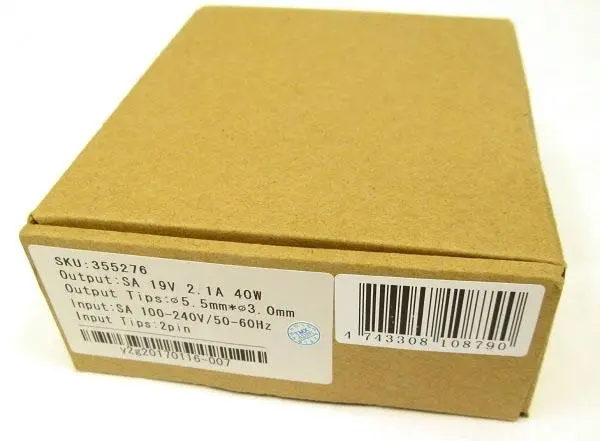 Foto aus der offiziellen Meldung: Replacement AC Adapter Computernetzteil — Risiko: Elektrischer Schlag