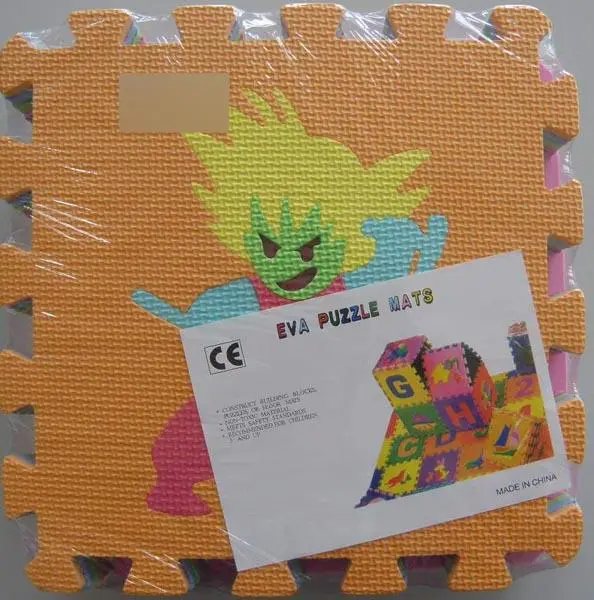 Foto do aviso oficial: EVA PUZZLE MATS Carpete de puzzle — risco: Engasgamento (A12/1394/17)