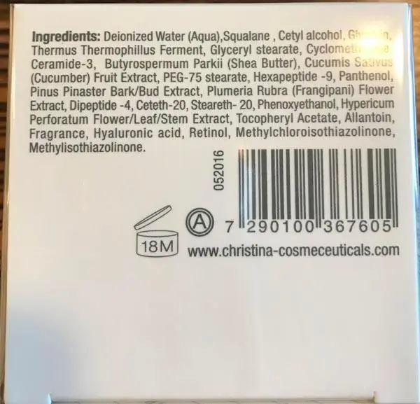 Foto dell’avviso ufficiale: Christina Unstress - Harmonizing Night Cream Prodotto per la cura della pelle — rischio: Rischio chimico
