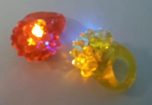 Photo de l’avis officiel: LAIV FLASH RINGS GOMA Bagues lumineuses — risque: Risque chimique