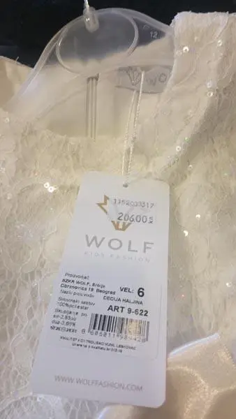 Photo de l’avis officiel: WOLF Dječja haljina Robe de fille — risque: Blessures