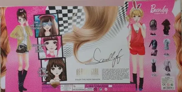Photo from the official notice: Beauty Fashion Girl plastic dolls — chemical risk