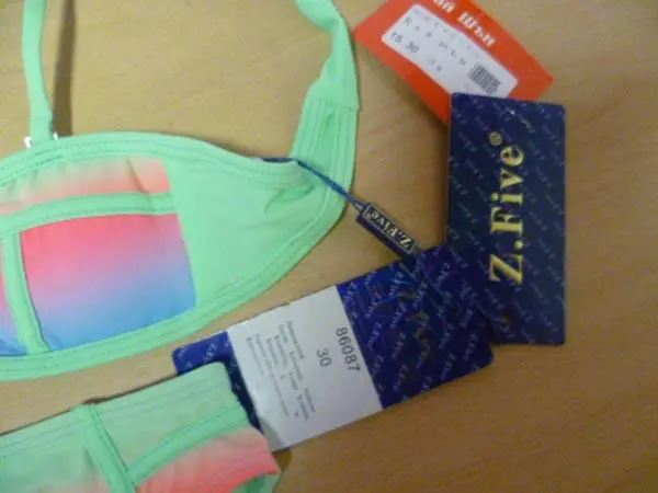 Photo de l’avis officiel: Z.five Bikini des filles — risque: Blessures (A12/1505/17)