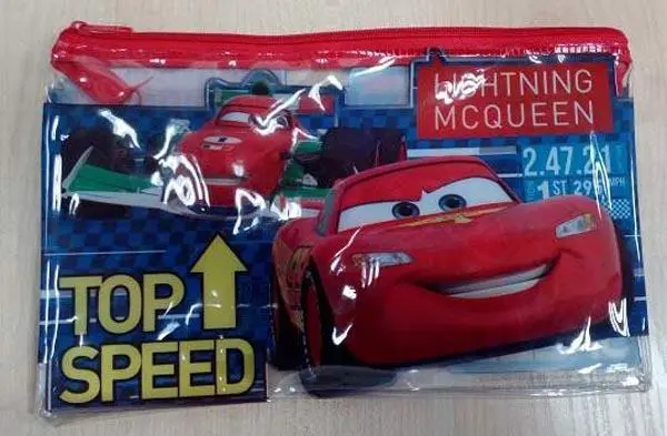 Photo de l’avis officiel: Disney TOP SPEED Étui à crayons en plastique — risque: Risque chimique