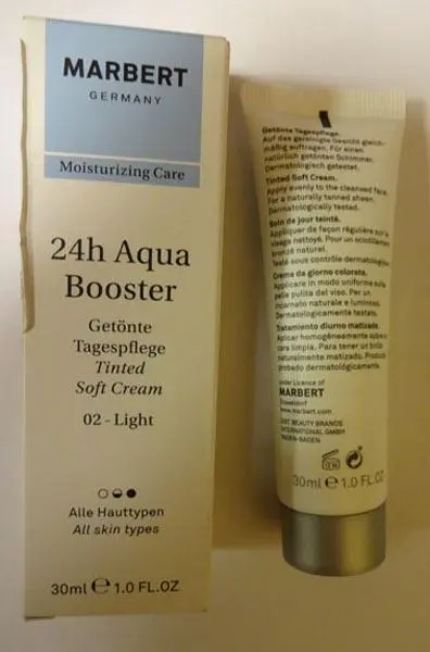Photo de l’avis officiel: Marbert 24H AQUA BOOSTER Crème pour la peau — risque: Risque chimique
