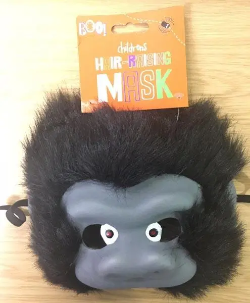 Photo from the official notice: Childrens Hair-Raising Mask fancy-dress mask — burns risk