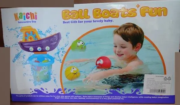 Photo de l’avis officiel: Kaichi Ball boats fun Jouet de bain — risque: Risque chimique