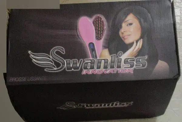 Photo de l’avis officiel: SWANLISS Brosse Lissante Brosse à cheveux — risque: Brûlures & Choc électrique