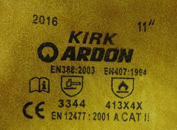 Photo de l’avis officiel: ARDON KIRK Gants de protection — risque: Risque chimique