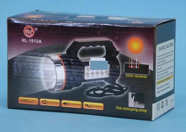 Photo de l’avis officiel: Hl Lampe LED portable — risque: Choc électrique & Incendie