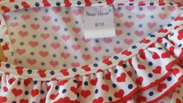 Photo de l’avis officiel: Power Flower Bikini des filles — risque: Blessures