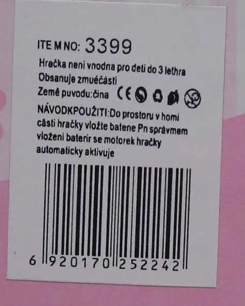Foto do aviso oficial: Xin Yan Lovely Baby Sweet Boneca de bebé com acessórios — risco: Químico