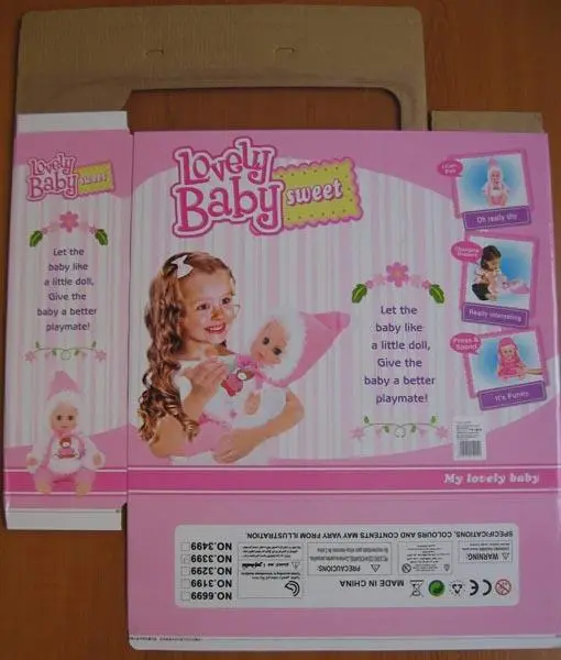 Foto do aviso oficial: Xin Yan Lovely Baby Sweet Boneca de bebé com acessórios — risco: Químico