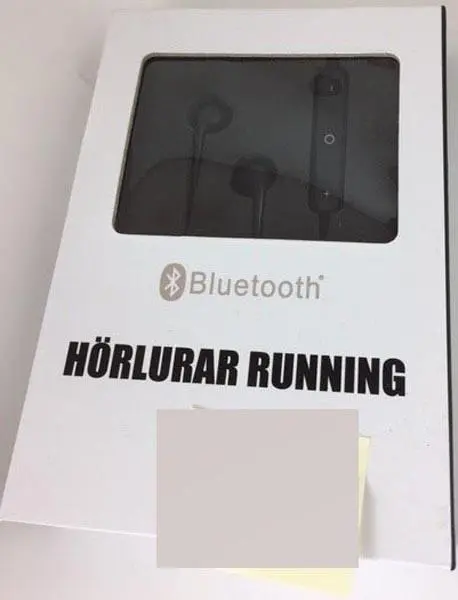 Foto dell’avviso ufficiale: Earphones, Running Cuffie in-ear — rischio: Ambiente