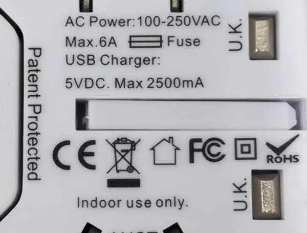 Foto aus der offiziellen Meldung: Mocreo Reiseladegerät — Risiko: Elektrischer Schlag