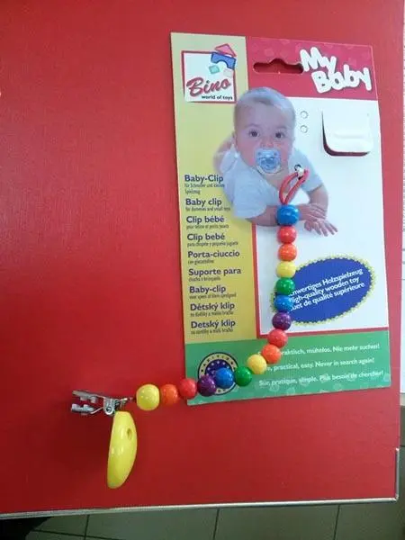 Photo de l’avis officiel: Bino My Baby - Baby Clip Support de sucette — risque: Étouffement