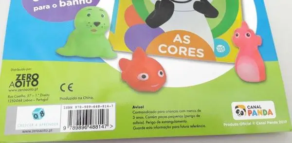Foto do aviso oficial: Panda Livro de banho do Panda — risco: Químico
