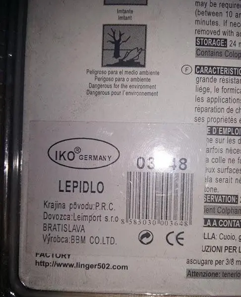Foto dell’avviso ufficiale: RILL/IKO GERMANY CONTACT CEMENT Colla — rischio: Rischio chimico
