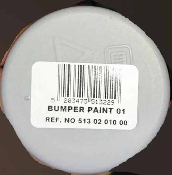 Foto dell’avviso ufficiale: HB BODY Bumper paint Vernice a spruzzo — rischio: Rischio chimico