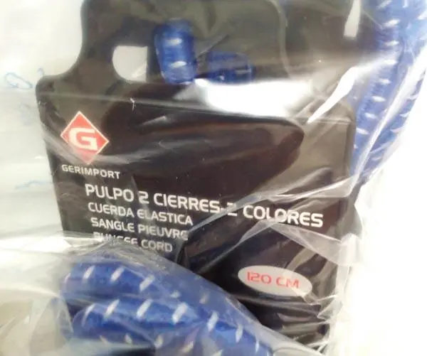 Photo de l’avis officiel: Gerimport PULPO 2 CIERRES Sangles à bagages élastiques — risque: Blessures