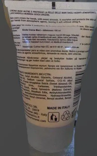Foto dell’avviso ufficiale: Envie Crema Mani dermoprotettiv Crema per le mani — rischio: Rischio chimico