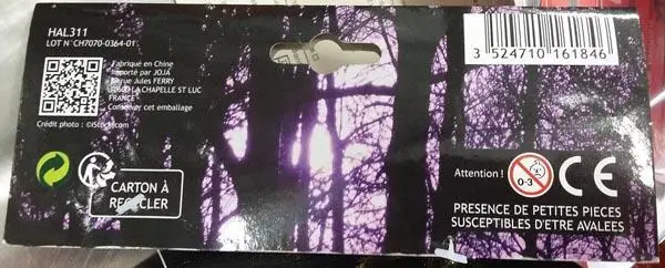 Photo de l’avis officiel: Joja Masque Squelette Rigide Masque de fantaisie — risque: Brûlures
