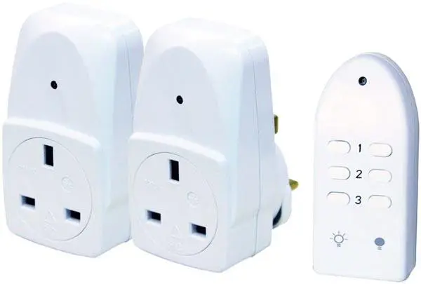 Photo from the official notice: GAO Remote control on/off set remote control plugs — electric shock & fire risk