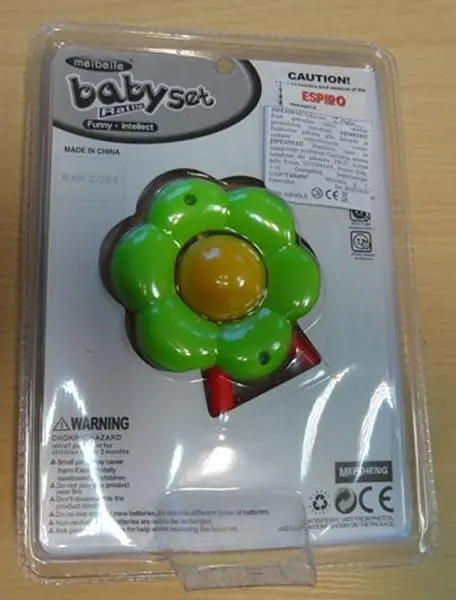 Foto aus der offiziellen Meldung: meibeile Baby rattle set Rassel — Risiko: Ersticken