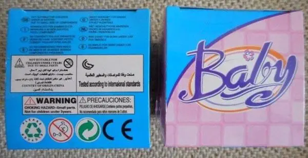 Foto do aviso oficial: THE LOVELY BABY Boneca de plástico — risco: Químico