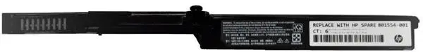 Photo from the official notice: HP battery pack — fire risk