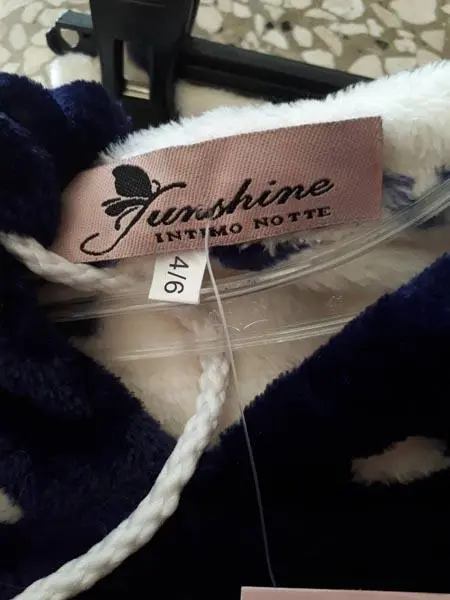 Photo from the official notice: Sunshine INTIMO NOTTE children's pyjamas — strangulation risk