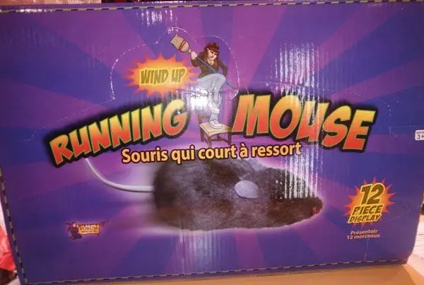 Foto do aviso oficial: FORUM NOVELTIES RUNNING MOUSE Rato do brinquedo do enrolamento — risco: Engasgamento