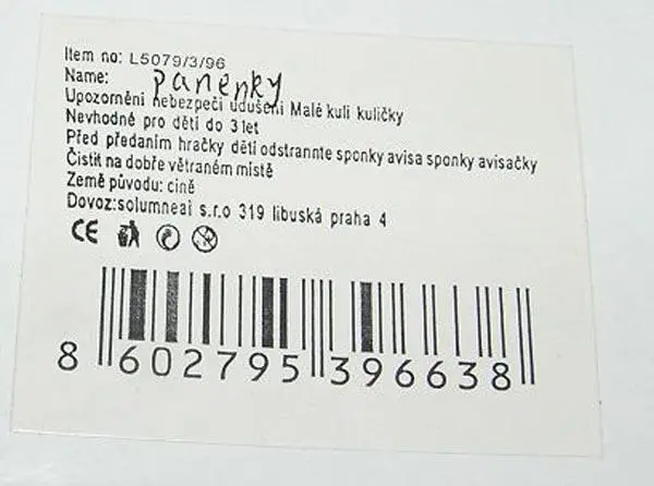 Foto do aviso oficial: fairy Boneca de plástico — risco: Químico