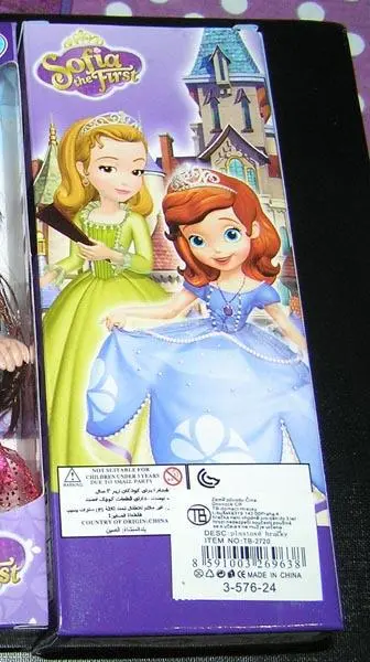 Foto do aviso oficial: Sofia the First Boneca de plástico — risco: Químico (A12/0167/18)