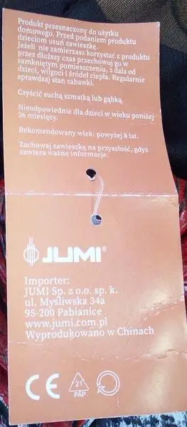 Foto dell’avviso ufficiale: Jumi Maska potwora z kapturem Maschera per bambini — rischio: Rischio chimico
