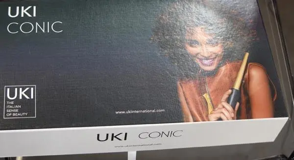 Foto do aviso oficial: UKI Conic Cabelo curling ferro — risco: Choque elétrico
