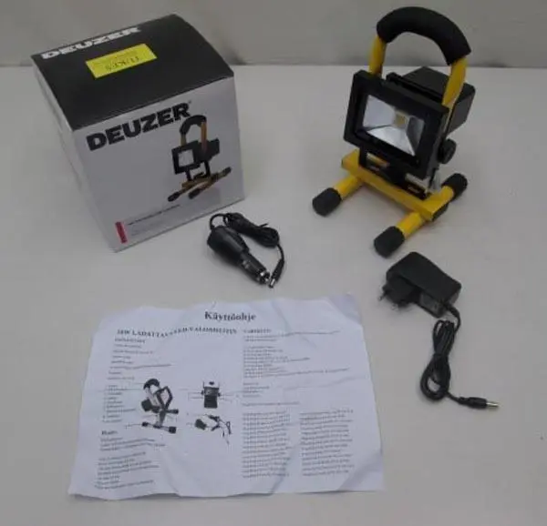 Foto do aviso oficial: Deuzer LED valonheitin Projetor LED — risco: Choque elétrico