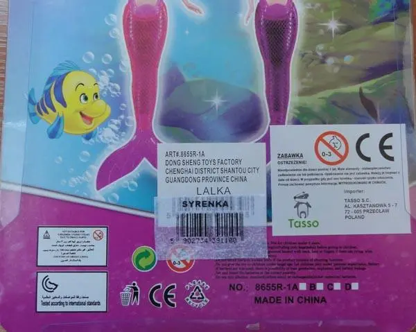 Foto do aviso oficial: DoNes /, Tasso Princess Boneca de plástico — risco: Químico