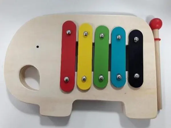 Photo de l’avis officiel: Petit Collage Wooden Xylophone Xylophone de jouet — risque: Étouffement